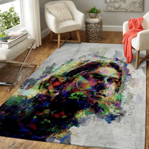 Kurt Cobain Painting Music Art Teppich