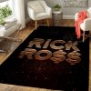 Rick Ross Sign Music Symbols Art Teppich