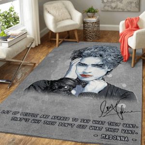 Madonna Artwork Pop Music Collection Art Teppich