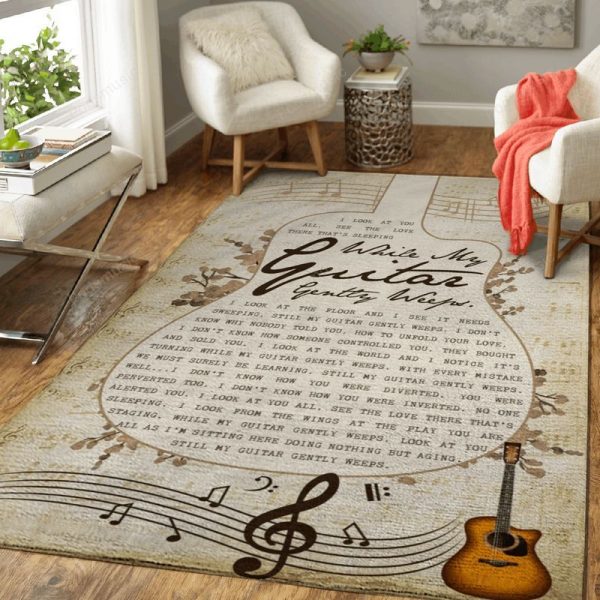 Music Artwork Typography Artwork Art Teppich