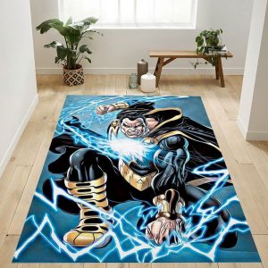 Dc Comics Black Adam Lightning Teppich