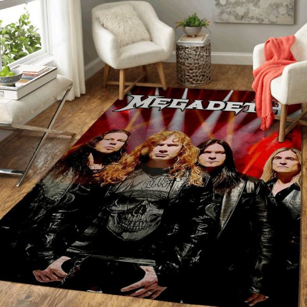 Megadeth Band Music Art Teppich