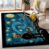 Van Gogh Starry Night Zelda Link Breath of the Wild Teppich