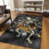 3d Skelett Halloween Teppich Wohnzimmer Teppichboden