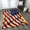 Amerikanische Flagge Teppich Wohnzimmer Teppichboden