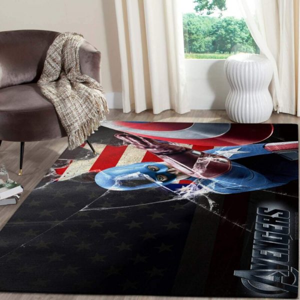 Avengers Marval Die Kraft Von Captain Teppich Wohnzimmer Teppichboden