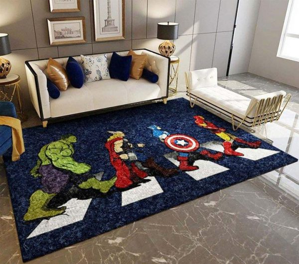 Avengers Walking The Street Teppich Wohnzimmer Teppichbode