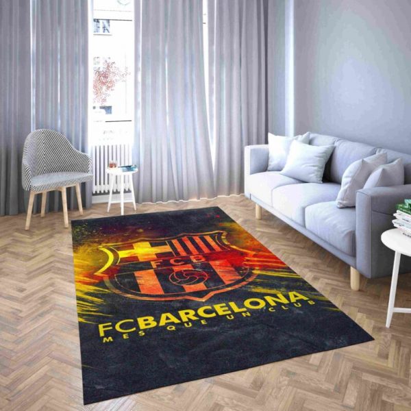 Beeindruckendes Design Des Barcelona Football Club Teppich