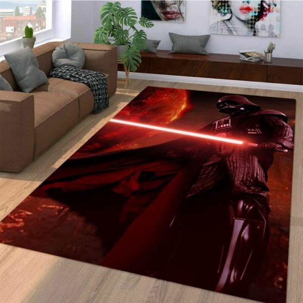 Darth Vader Mit Lichtschwert Star Wars Teppich Wohnzimmer Teppichboden