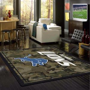Detroit Lions Camo Teppich