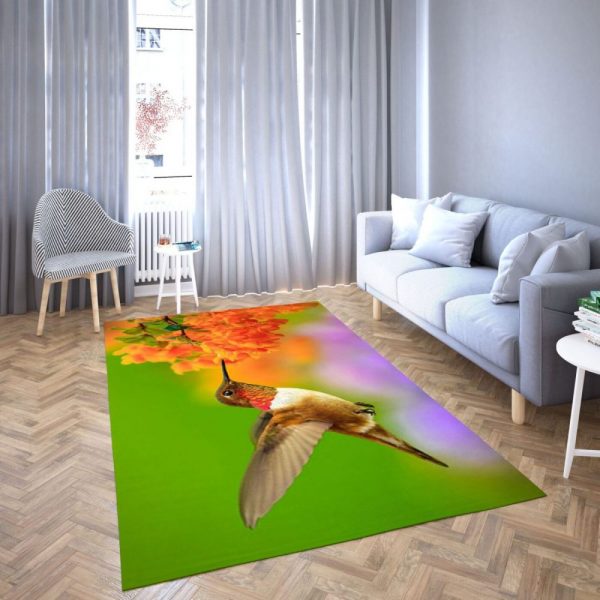 Ein Bild von Kolibris die Nektar saugen Teppich Wohnzimmer Teppichboden 1 e1615360805593