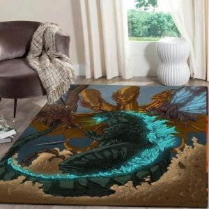Godzilla Teppich Weihnachten Film Teppiche