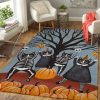 Halloween Katzen Teppich Wohnzimmer Teppiche