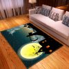 Halloween Tod unter Vollmond Teppich Wohnzimmer Teppiche