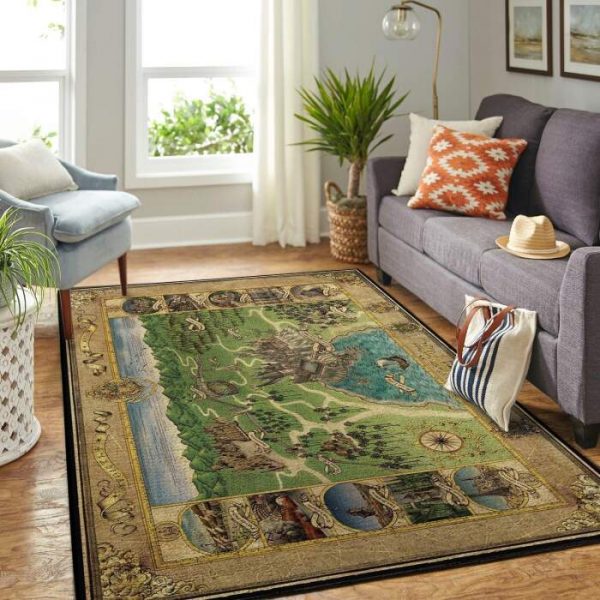 Harry Potter Hogwart Map Teppich