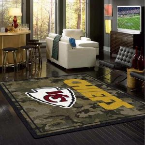 Kansas City Chiefs Camo Teppich