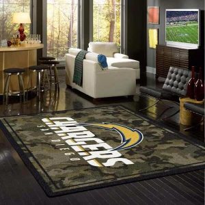 Los Angeles Chargers Camo Teppich