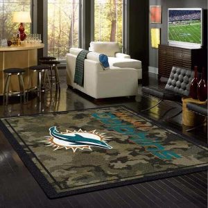 Miami Dolphins Camo Teppich
