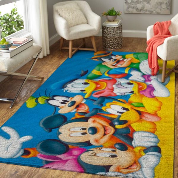 Mickey Minnie Donald Goofy Und Pluto Disney Teppich Wohnzimmer Teppichboden