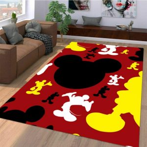 Mickey Mouse Silhouette Teppich