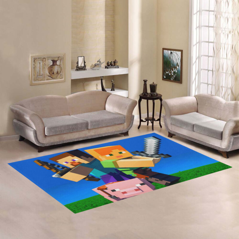 Minecraft-Spiel-Teppich-Wohnzimmer-Teppichboden.jpg Minecraft Spiel Teppich Wohnzimmer Teppichboden