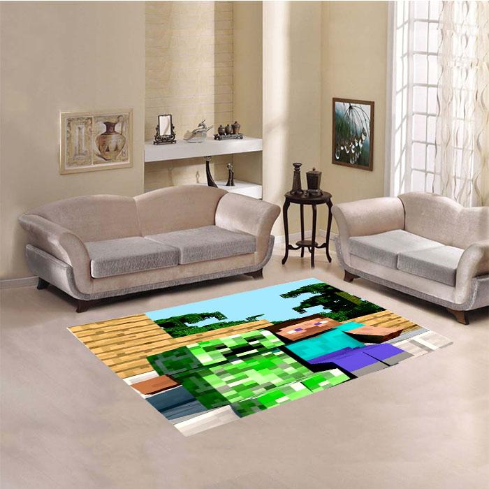 Minecraft-Steve-Creeper-Teppich-Wohnzimmer-Teppichboden.jpg Minecraft Steve Creeper Teppich Wohnzimmer Teppichboden