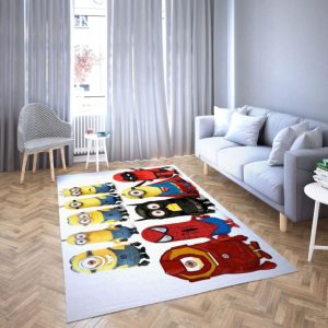 Minions als Marval Karikatur Lieblings Teppich 12