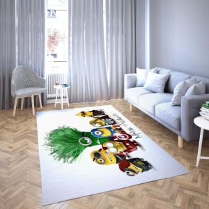 Minions als Marval Karikatur Lieblings Teppich 30
