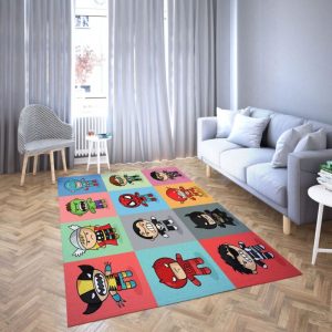 Minions als Marval Karikatur Lieblings Teppich 4