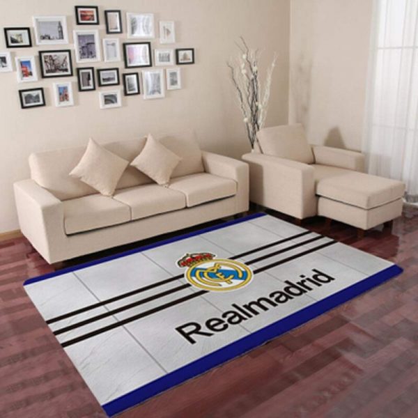 Real-Madrid-Logo-Teppich-Wohnzimmer-Teppichboden