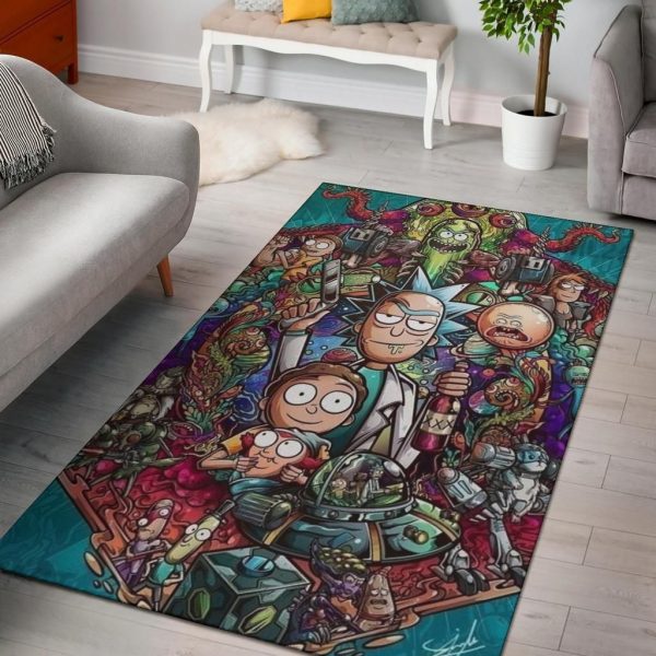 Rick and Morty Dope Teppich