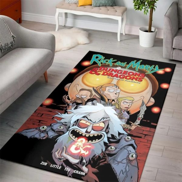 Rick und Morty Cartoon Filme Teppic Teppiche Wohnzimmer Teppich