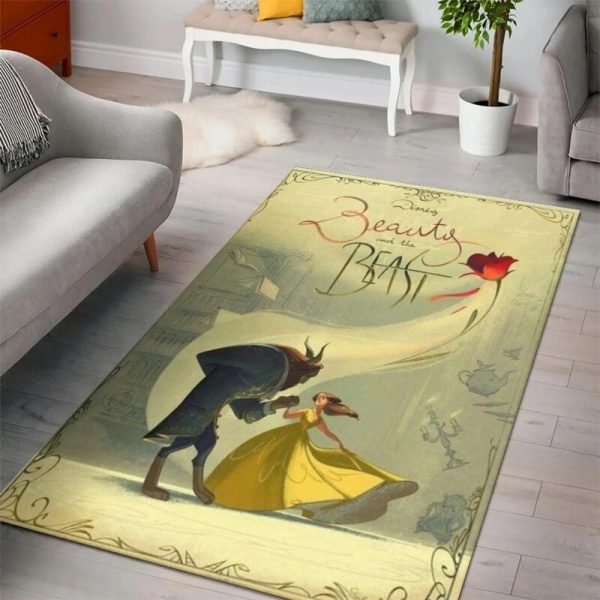 Schon und das Biest Disney Prinzessin Charaktere Disney Filme Teppiche Wohnzimmer Teppich