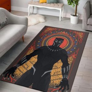 Schwarzer Panther Wakanda Wunder Superheld Teppiche