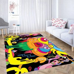 Skateboard Kunst Graffiti Teppiche