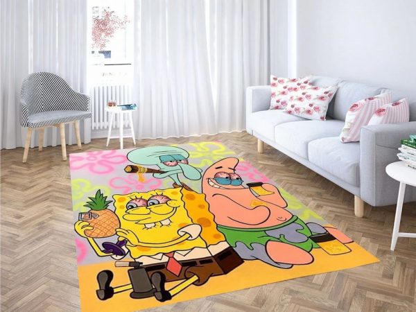 SpongeBob Patrick und Thaddaeus Teppich Wohnzimmer Teppiche